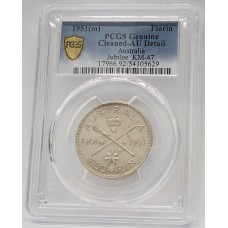 AUSTRALIA 1951 . FLORIN . JUBILEE . COMMEMORATIVE